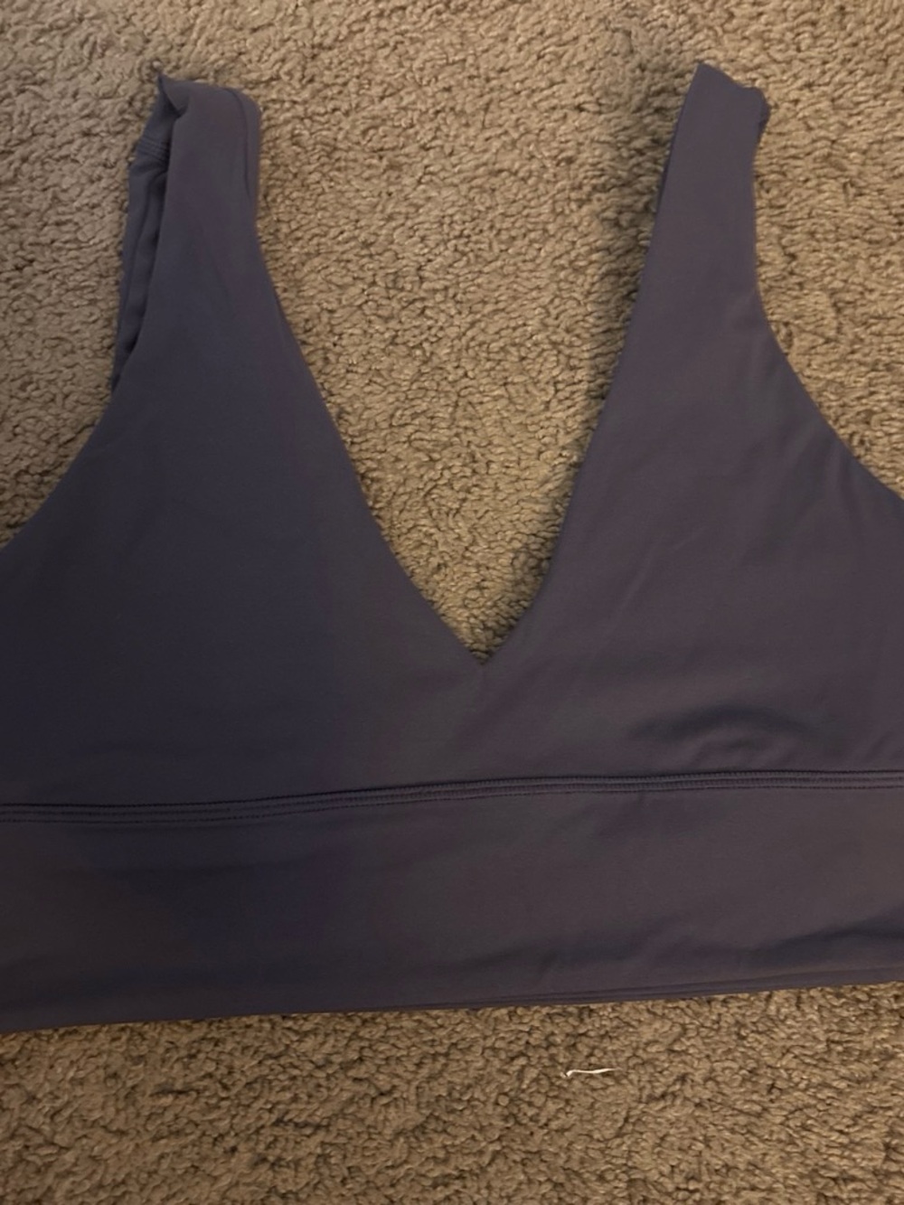 lululemon athletica Dark Purple Align V-Neck Bralette